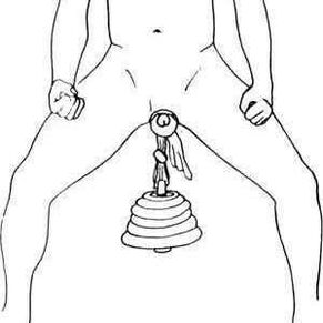 Hanging weights is a dangerous way to enlarge the penis